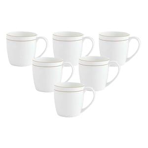 Alton Gold Line Coffee & Tea Mugs, 180ml, Set of 6 (GL110) image 2