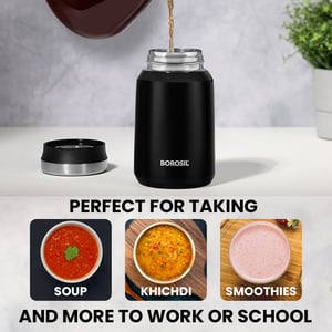 Borosil Carry Mate Vacuum Insulated Food Jar, 500 ml image 4