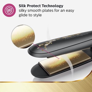 Philips BHS736/00 Kerashine Titanium Wide Plate Straightener with SilkProtect Technology, 2 Years Warranty image 2