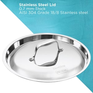 Hawkins Pro 2.5 Litre Sauce Pan, Triply Sauce Pan with Stainless Steel Handle and Stainless Steel Lid, Silver (PSSP25S) image 11