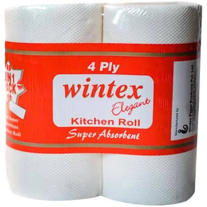 Wintex Kitchen Roll 4-Ply (Pack of 2), Offer Buy 1 Get 1 Free image 2