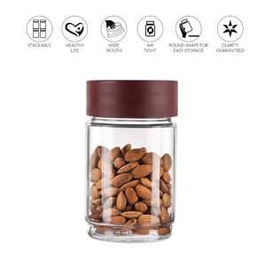 CELLO Modustack Glassy Storage Jar – 750 ml (Set of 2), Stackable Airtight Glass Jars, Ideal for Snacks, Pulses, Dry Fruits & Pantry Storage image 9