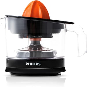 Philips Citrus Press Juicer 25 Watt 0.5 Ltr Transparent - HR2788/00, 2 years warranty