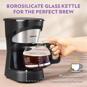 Borosil Coffee Machine | Brew Pro Drip  | 6 Cups Capacity image 5