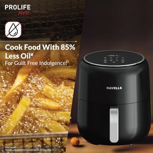 Havells Prolife Neo Air Fryer – 4.5 Litres, Digital Display with Pre-set Menu, Oil-Free Cooking, 2 Years Warranty image 4