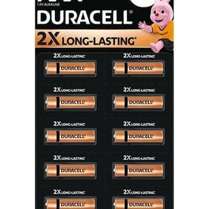Duracell Chhota Power Alkaline AAA Batteries 10 Pieces - 1.5 V Long Lasting Power, Ideal For Toys, Clock, Remotes & More