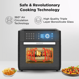 Havells Avanza Air Oven, 1700 watts Air Fryer cum Oven, 15 Litres Capacity, 2 years warranty image 5