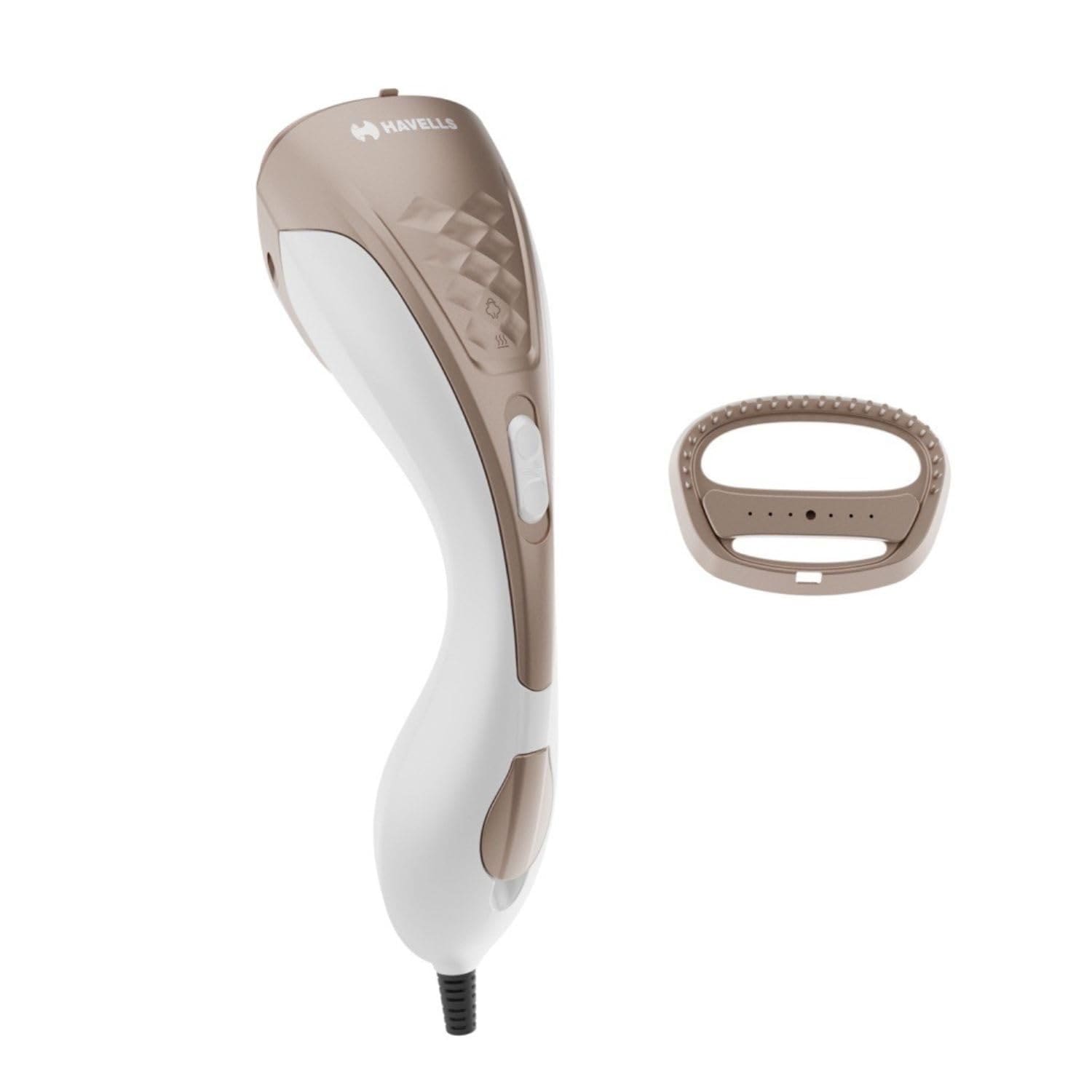 Havells elegance handheld garment steamer, 1200 watts, 150 mL tank capacity, 2 years warranty