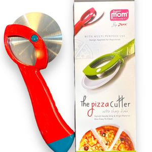 Apex Rolling Pizza Cutter, Stainless Steel Blade | Sharp Wheel for Pizza, Bread, Dosa & Chapati, Easy-Grip Handle image 2
