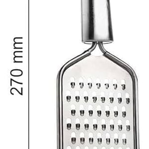 Stainless Steel Cheese Grater with Pipe Handle, Sharp Blades for Cheese, Vegetables & Fruits, Rust-Free & Easy to Clean image 2