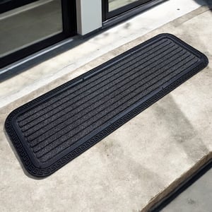 Anti-skid Polypropylene Step Mat | 20x75 cms - Gray