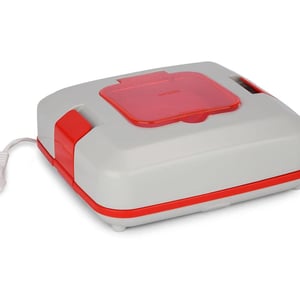 Milton Flatron Electric Lunch Box, 1 year warranty - Grey Red - 3 pcs Set image 2