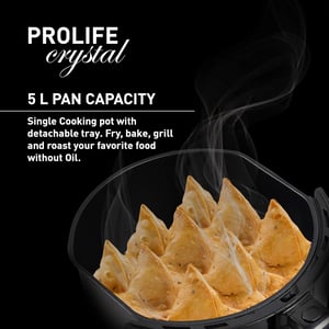 Havells Air Fryer Prolife Crystal 4.5 Litres | See through window with digital menu | 2 year Warranty image 6