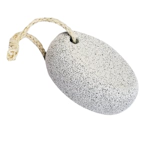 Vega Oval Shaped Pumice Stone, White