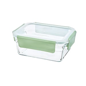 GLASSLOCK PURE AIRTIGHT TEMPERED FOOD CONTAINER - RECTANGLE - 1020 ML, Leak Proof, BPA Free, Microwave & Freezer Safe & Airtight