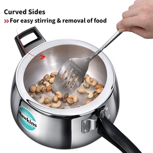 Hawkins 5 Litre Triply Contura Pressure Cooker, Triply Stainless Steel Induction & Contura shaped Cooker, Silver (SSTCO50) image 3