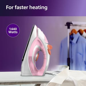 Philips Steam Iron with Golden Coating 1440 Watts - GC1920/28, 2 years warranty image 2