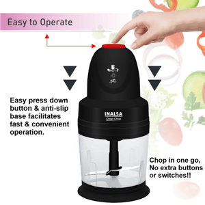 Inalsa Mini Chopper Chop Chop 250 Watts | 2 years Warranty image 4