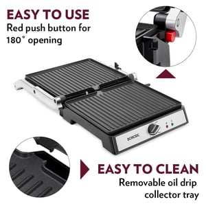 Borosil Super Jumbo 180 Grill Sandwich Maker with BBQ, 2000 Watts, 2 Years Warranty image 7