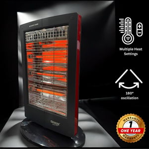 Clearline Carbon Fibre Heater, NLB-12B, 1200 watts, 1 year Warranty image 2