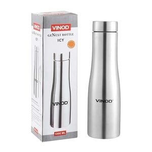 Vinod ICY Stainless Steel Fridge Water Bottle - 1000 ml Capacity, Leak Proof & Sleek image 5