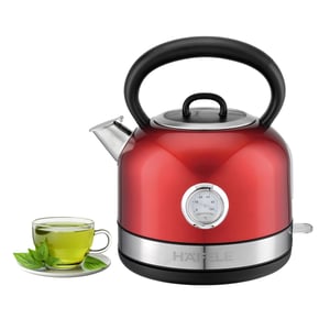 Hafele Dome Plus Electric Kettle, 1700 ml, Premium Electric Kettle with Matt Finish Exterior, 1 year Warranty - Red