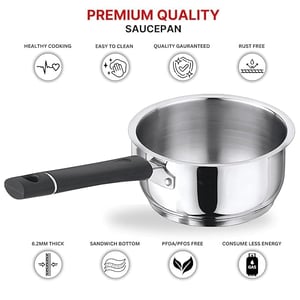 Vinod Tivoli Tea Pan, Heavy Gague Stainless Steel, Works on Gas & Induction image 4