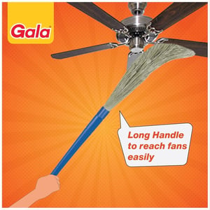 Gala No Dust Floor Broom XL | No Bhoosa, 100 cm Long Handle, Washable 5000-Touchpoint Bristles Last 3x Longer image 6