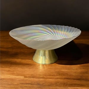Crystal Footed Fruit Bowl, For Exclusive and Thoughtful Gifting - White