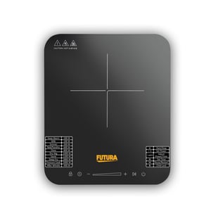 Hawkins Futura Single Induction Hob, 2000-W Cooktop Designed for Indian Cooking, 1 Year Warranty (FIC1A1)