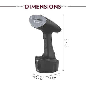 Borosil Handheld Digital Garment Steamer, Horizontal & Vertical Use, 1600W Fast Heating | 2 Years Warranty image 3