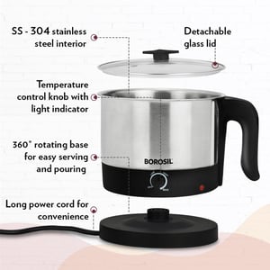 Borosil Omni Kettle Electric, 1 Litre, 1 Year Warranty image 7