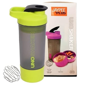 Jaypee Plus Plastic Uno Shaker with 2 storage compartment and wire blending ball image 10