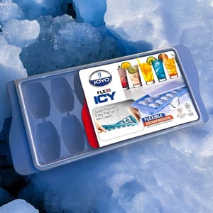Joyo Flexi Ice Tray, Flexible, stackable with lid