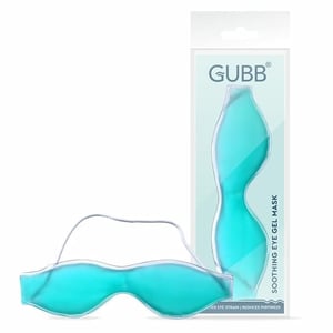 GUBB Soothing Gel Eye Mask For Dark Circles, Puffy Eyes, Dry Eyes, Pain Relief, Redness, Eye Patches, Eye Relaxing Cooling Gel |Eye mask for Women and Men | Cooling Relaxation for Tired Eyes | Universal Fit, Blue