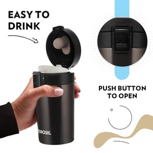Borosil Coffeemate Insulated Mug – 300 ml, Spillproof Travel Mug , Keeps Drinks Hot or Cold, Ideal for Office, Commute & Work from Home image 6