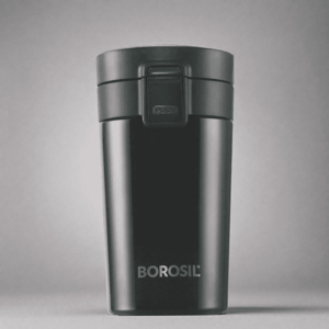 Borosil Coffeemate Insulated Mug – 300 ml, Spillproof Travel Mug , Keeps Drinks Hot or Cold, Ideal for Office, Commute & Work from Home