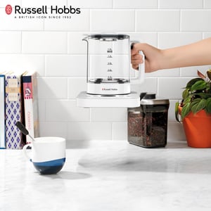 Russell Hobbs AuraLite 1.5L 9-in-1 800W Multi-Function Kettle | Boil, Brew & Cook with Touch Control, Variable Temp (40–100°C)| Keep Warm Function, Auto Shut-Off, Infuser & Steamer Accessories RJK1500 image 2