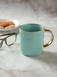 Sapphire Emerald Coffee & Milk Mug, 330 ml, 1 Piece, Elegant with Premium Design – Green