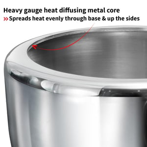 Hawkins 4.5 Litre Triply Stainless Steel Pressure Cooker, Inner Lid Cooker, Silver (HSST45) image 6