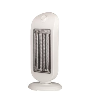 Russell Hobbs RCH1200NE 1200W Tower Beam Carbon Room Heater | Dual Carbon Tubes, Custom Heat Control, Oscillation, Safety Protection | Sleek Portable Winter Heater – White | 2 Yr Warranty image 3