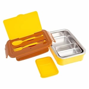 Dubblin Buffet Lunch Box, Stylish & Compact with separate Spoon & Fork Compartment, Well suited for school use image 8