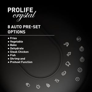 Havells Air Fryer Prolife Crystal 4.5 Litres | See through window with digital menu | 2 year Warranty image 7