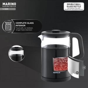 Havells Marino Electric Kettle, 1 Litre Capacity, 1200 watts, 2 year warranty image 7