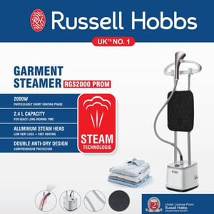Russell Hobbs Garment Steamer, RGS2000PROM, 2000 watts, 2 years warranty image 4
