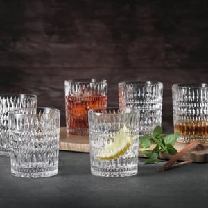 Nachtmann Ethno Whiskey Tumbler, 330 ml capacity, Set of 6, Made in Germany