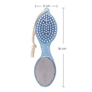 VEGA 4 In 1 Foot Pedicure Brush, Pumice Stone, Scrubber & File For Soft Care image 2