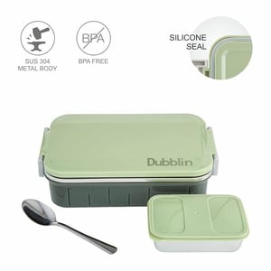 Dubblin Feast Lunch Box, Lightweight & Compact, Keeps Food Fresh, Ideal for School & Office image 3