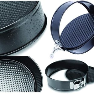 3-Piece Non-Stick Springform Cake Mould Set – Leak-Proof, Easy Release image 4