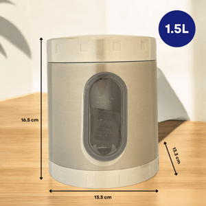 Dubblin Fresher Jar, Stainless Steel - 1500 ml (Suitable for upto 1200 gms)